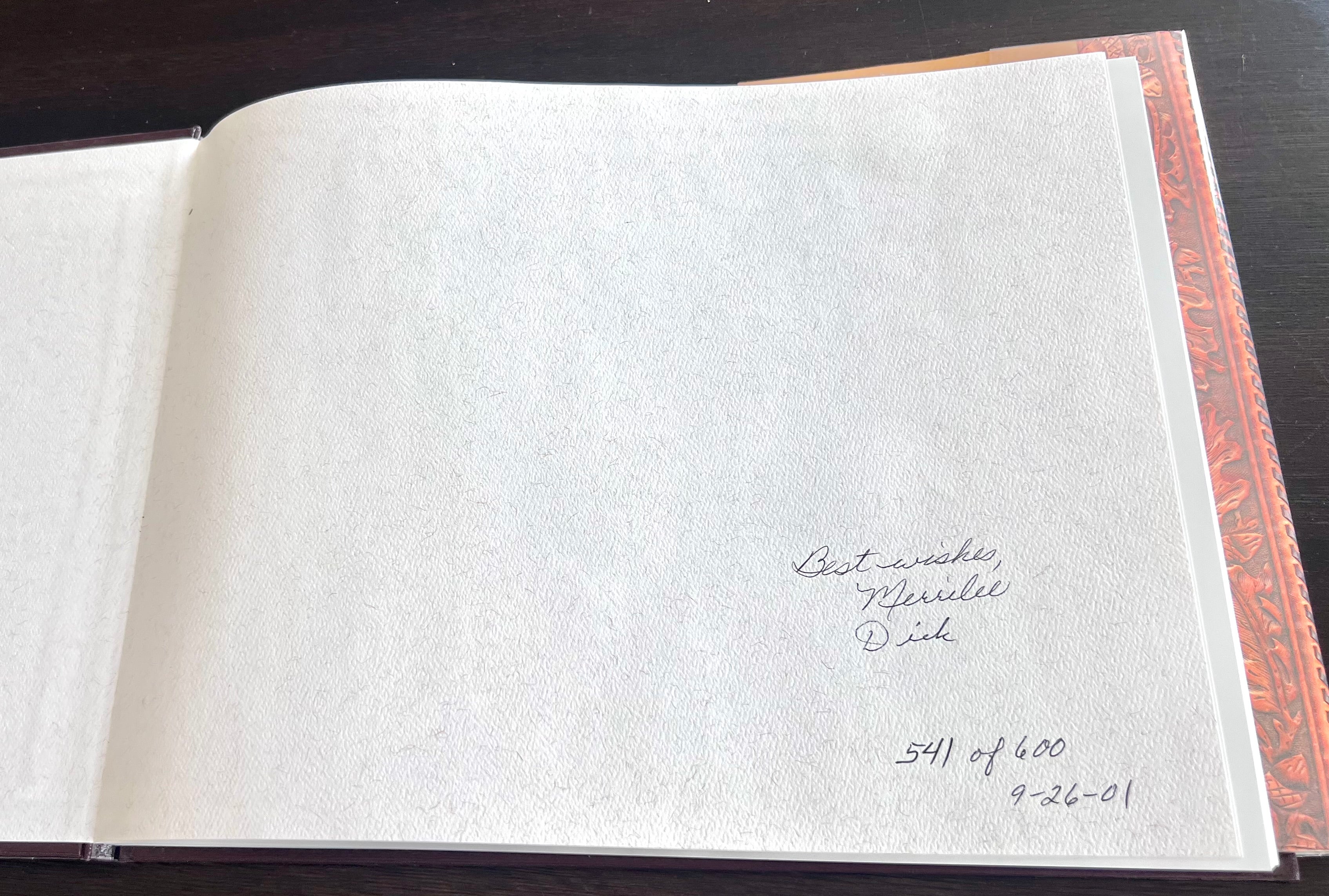 Limited Edition Hardcover 541/600 Signed “One Man’s Opinion About Spade Bits” by Dick Deller w/Merrilee Doss.