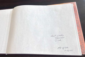 Limited Edition Hardcover 541/600 Signed “One Man’s Opinion About Spade Bits” by Dick Deller w/Merrilee Doss.