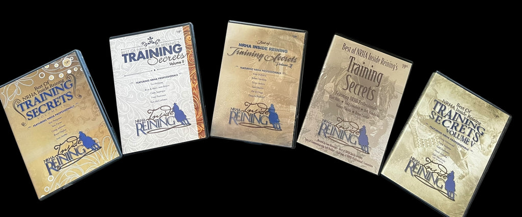 Best of NRHA Inside Reining’s Training Secrets Set of 5 DVDs