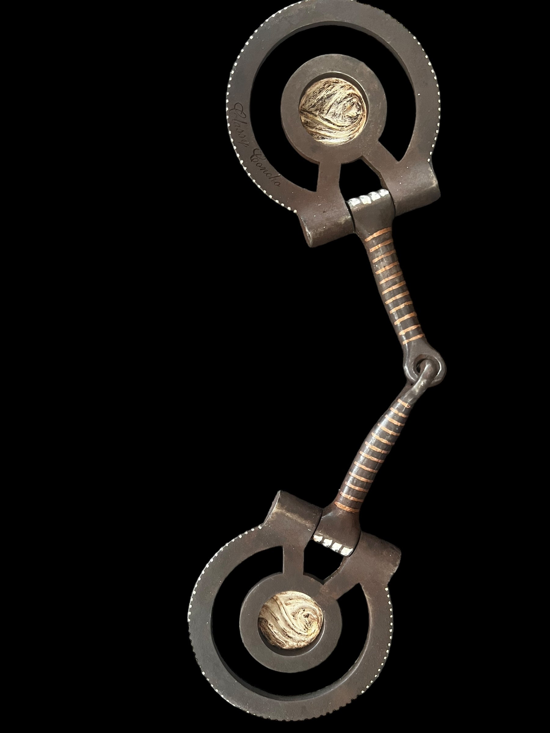 Classy Concho Alberta Rose Snaffle Bit