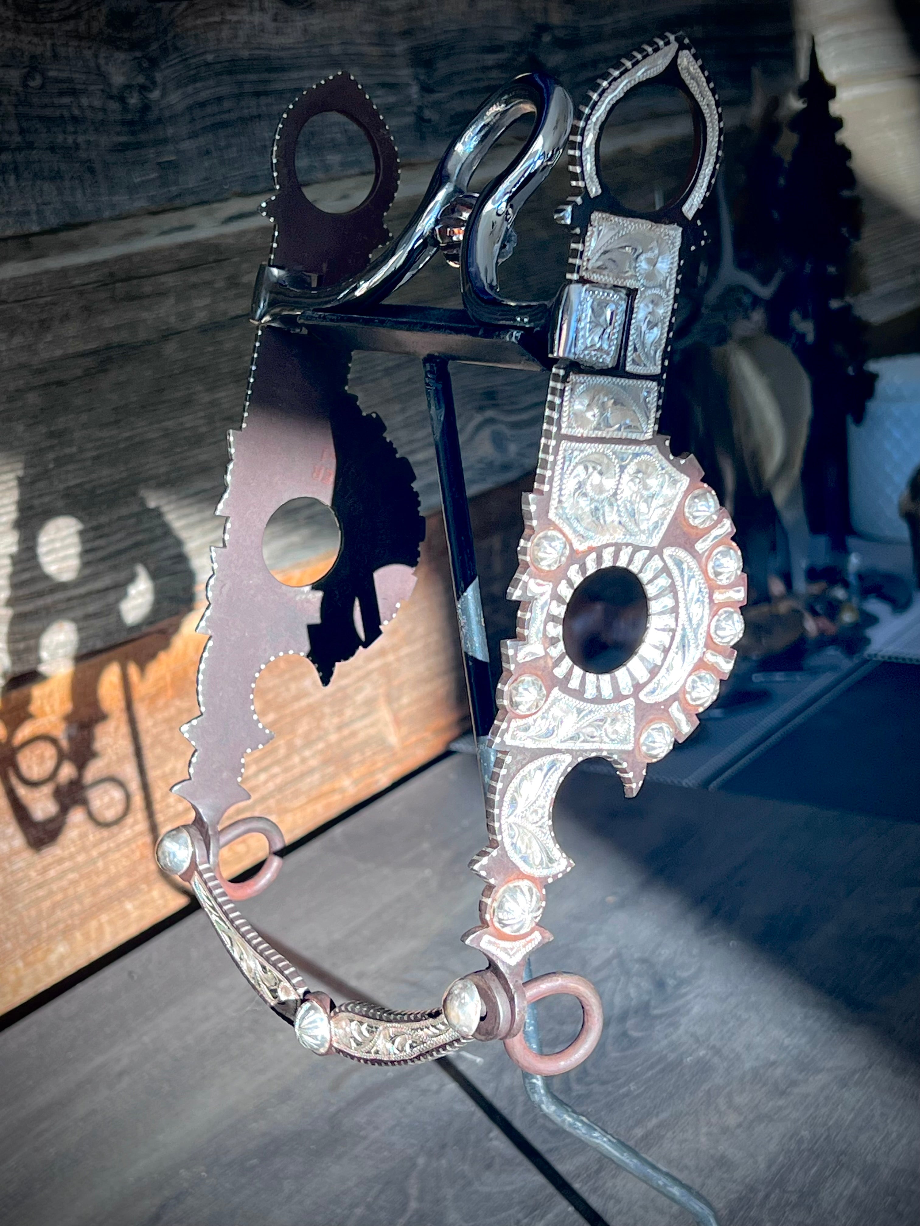 Les Vogt marked Keyhole Santa Barbara Cheek Bit