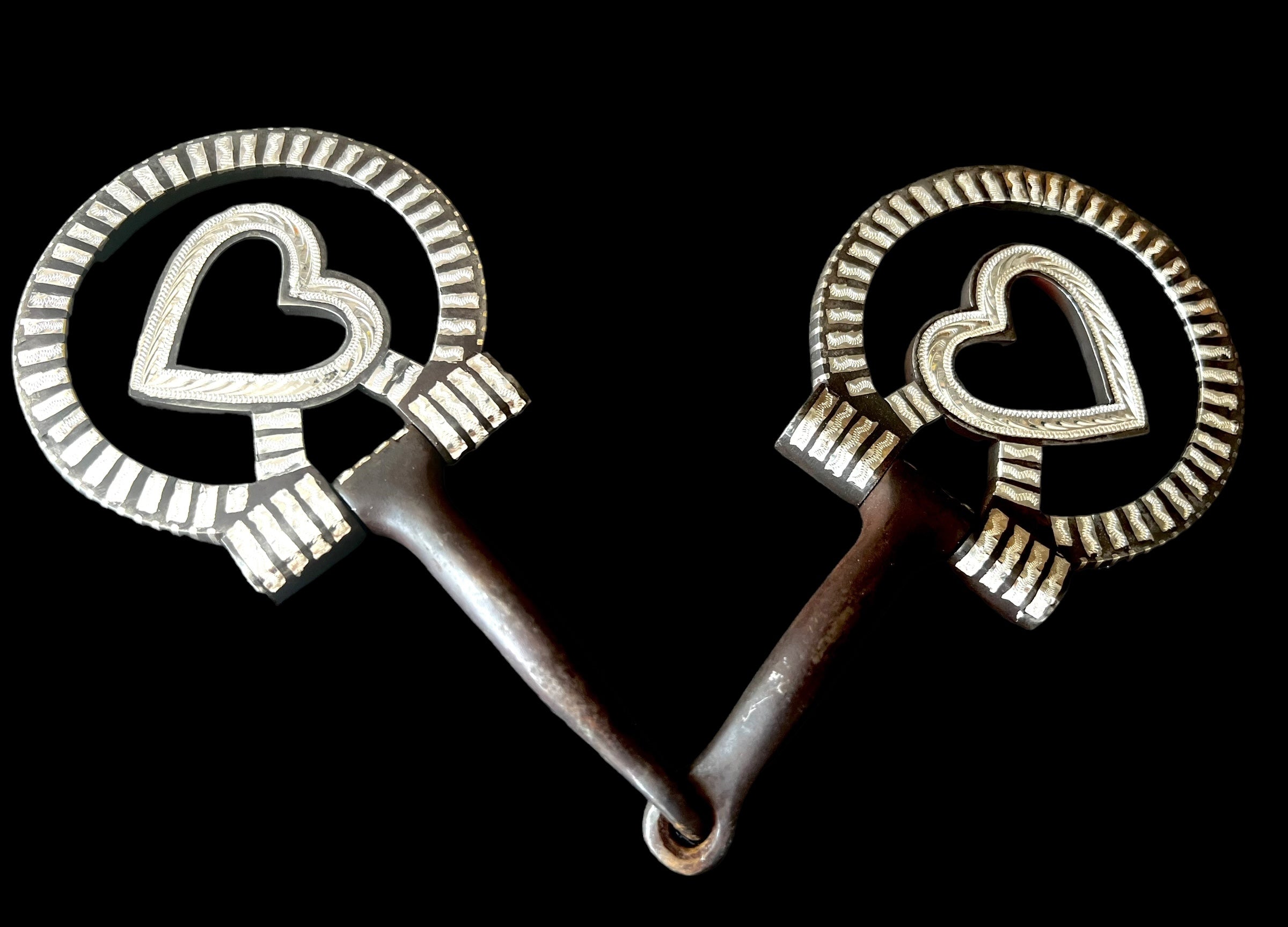 Classy Concho Heart Snaffle Bit