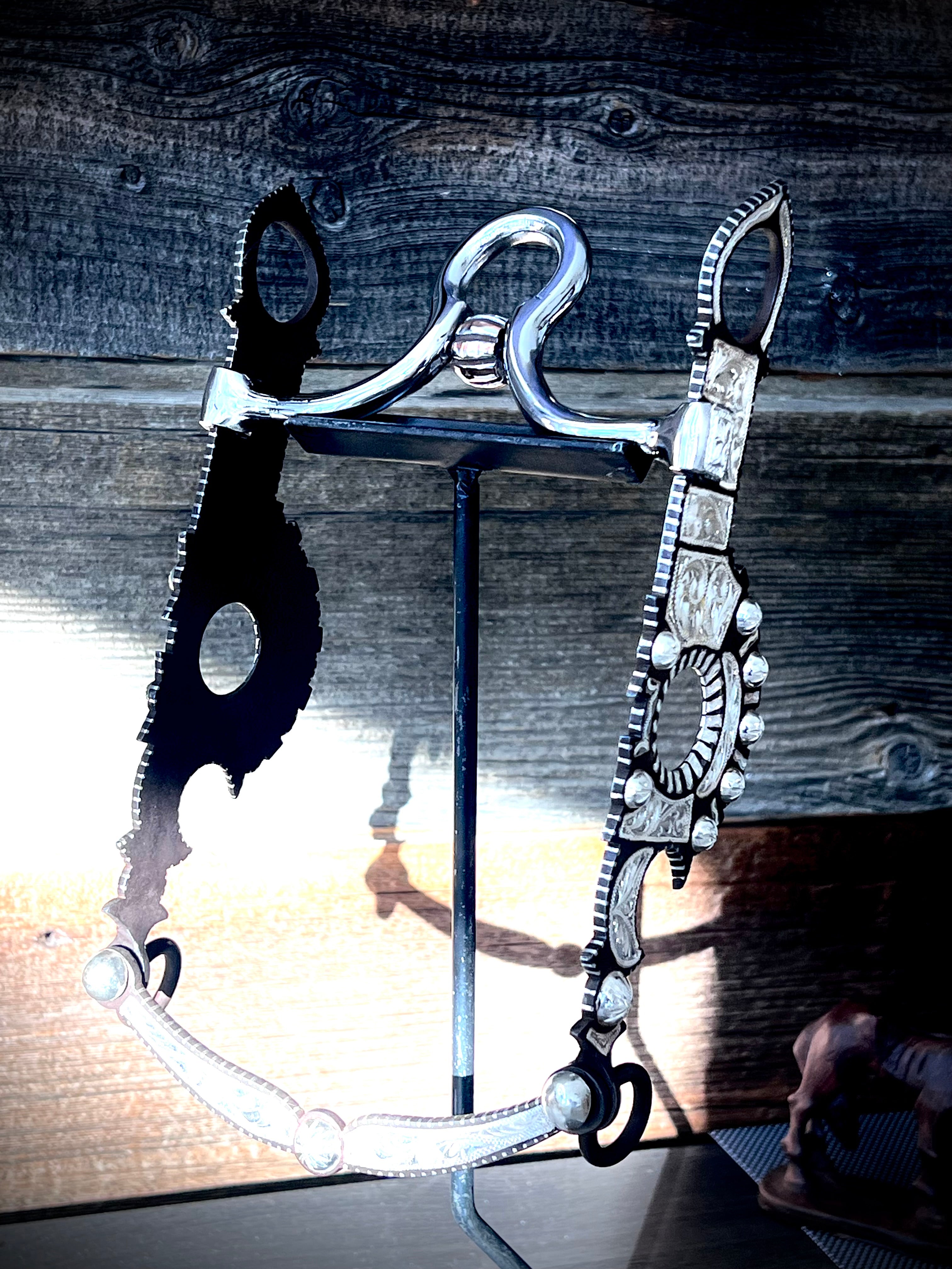 Les Vogt marked Keyhole Santa Barbara Cheek Bit