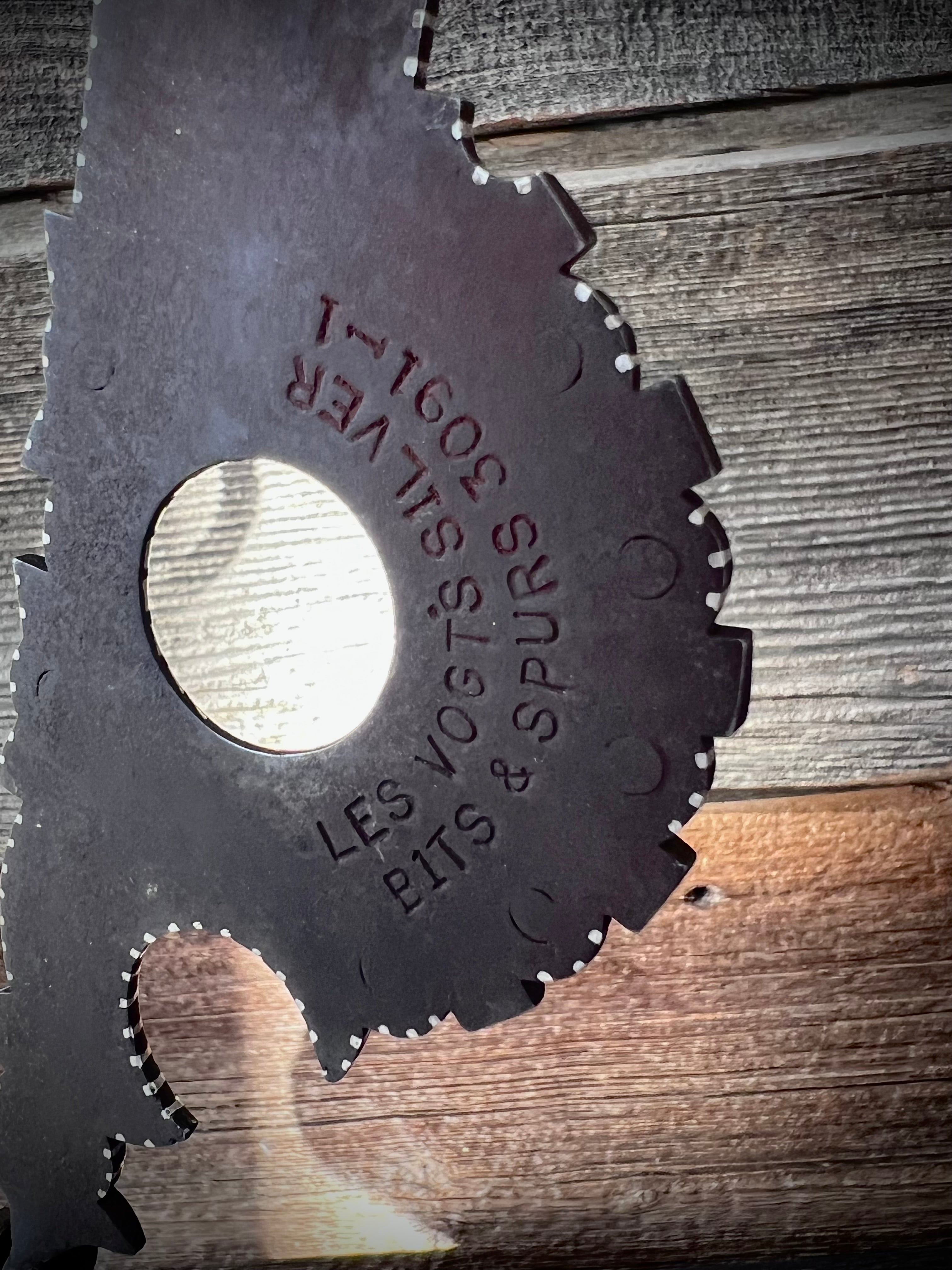 Les Vogt marked Keyhole Santa Barbara Cheek Bit