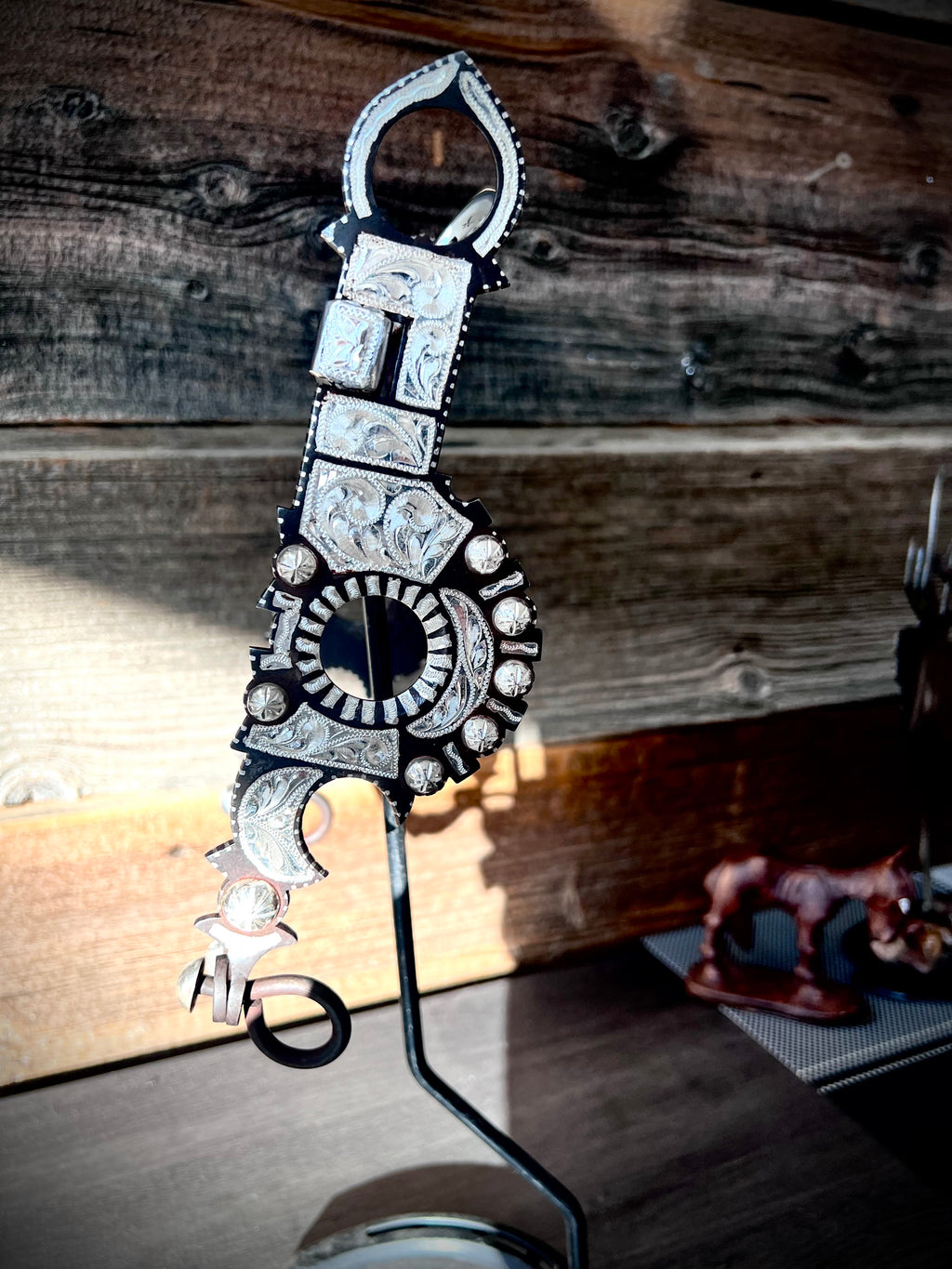 Les Vogt marked Keyhole Santa Barbara Cheek Bit