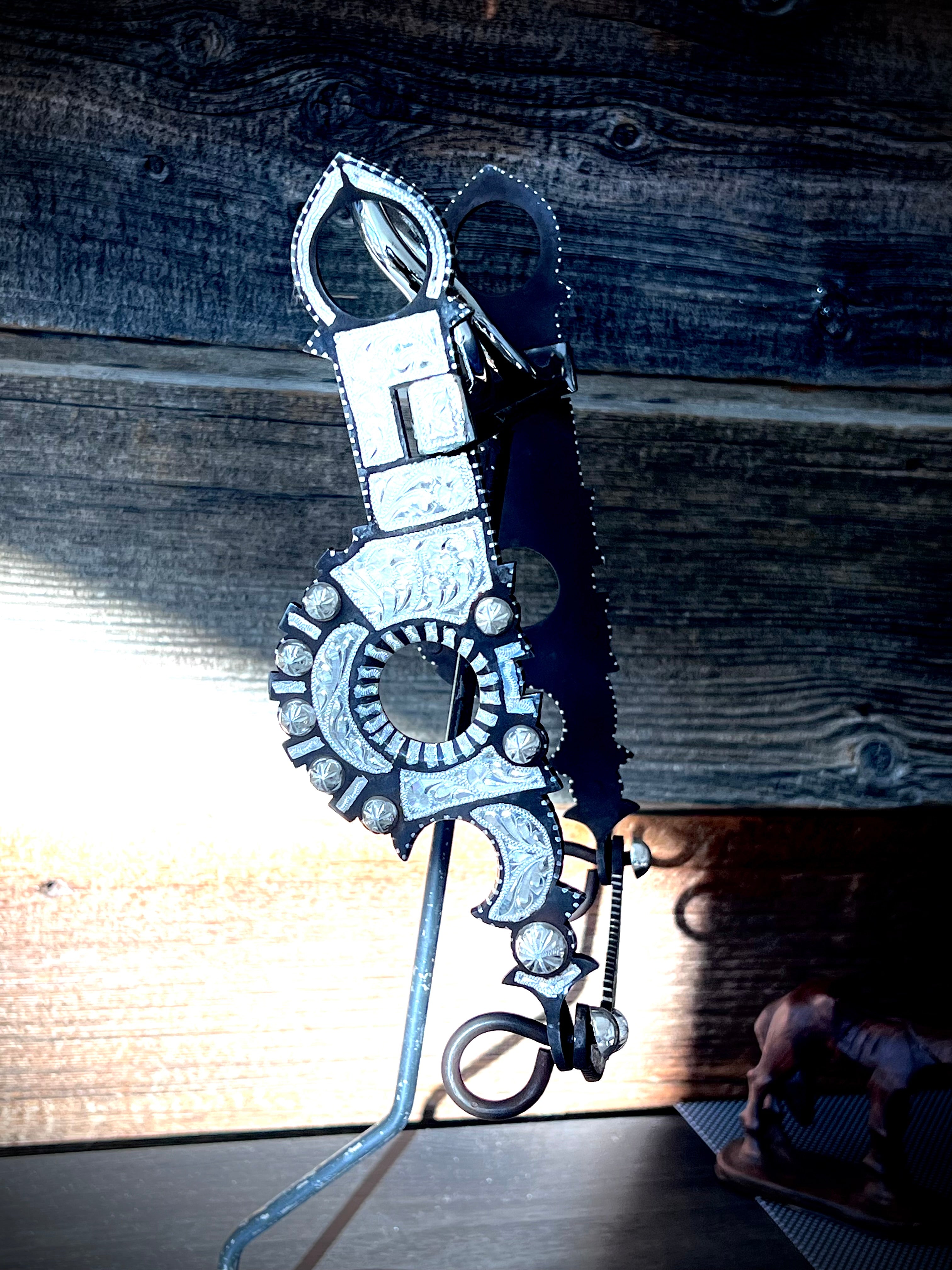 Les Vogt marked Keyhole Santa Barbara Cheek Bit