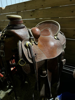 17” Experience Leather Cliff Wade Saddle