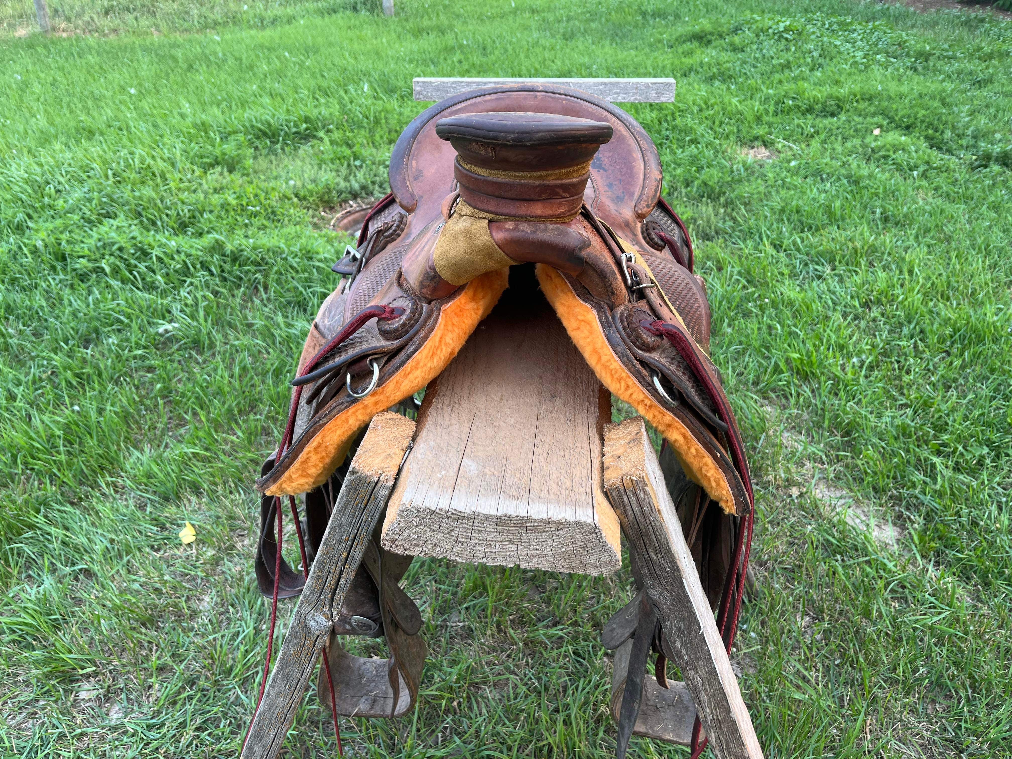 16” Wilson Saddle on a Glen Christman Tree