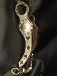 New E Garcia Marked Silver Bit w/Card Suits