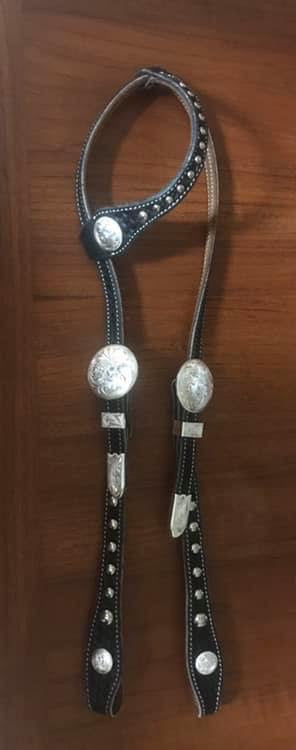 Jack Adkins Silver One Ear Headstall