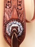 Olen Clark Sunflower Browband Headstall