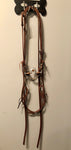 One Ear Working Bridle w/Correction Bit and 5/8" Split Reins.