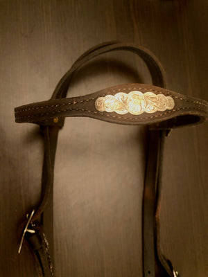 Browband Headstall w/Sterling Buckle
