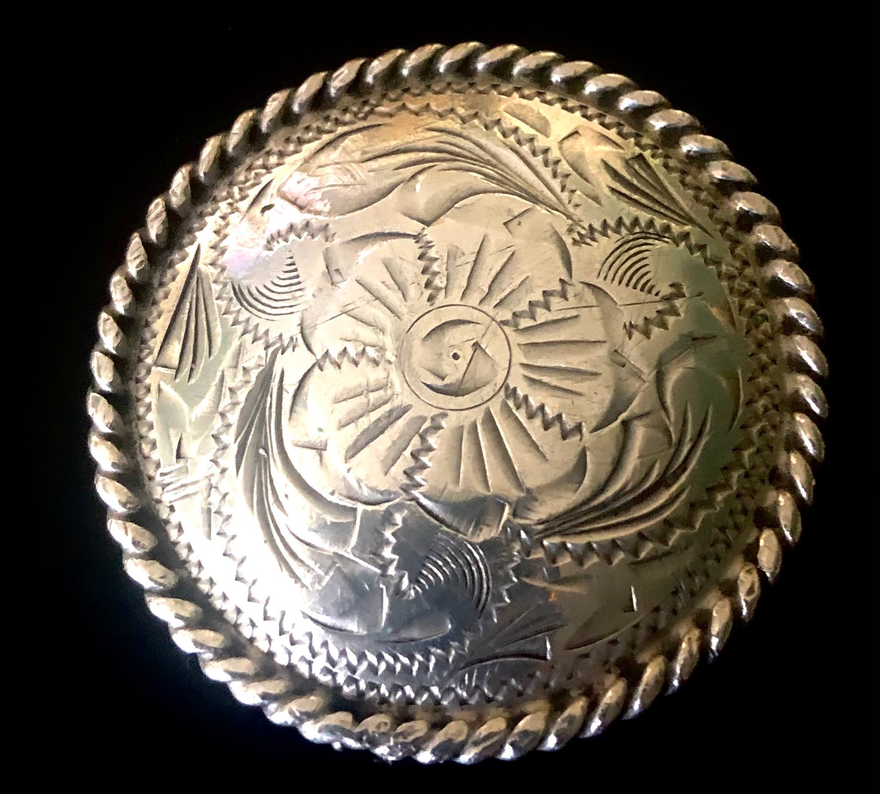 Sterling Silver 1 1/2” Concho