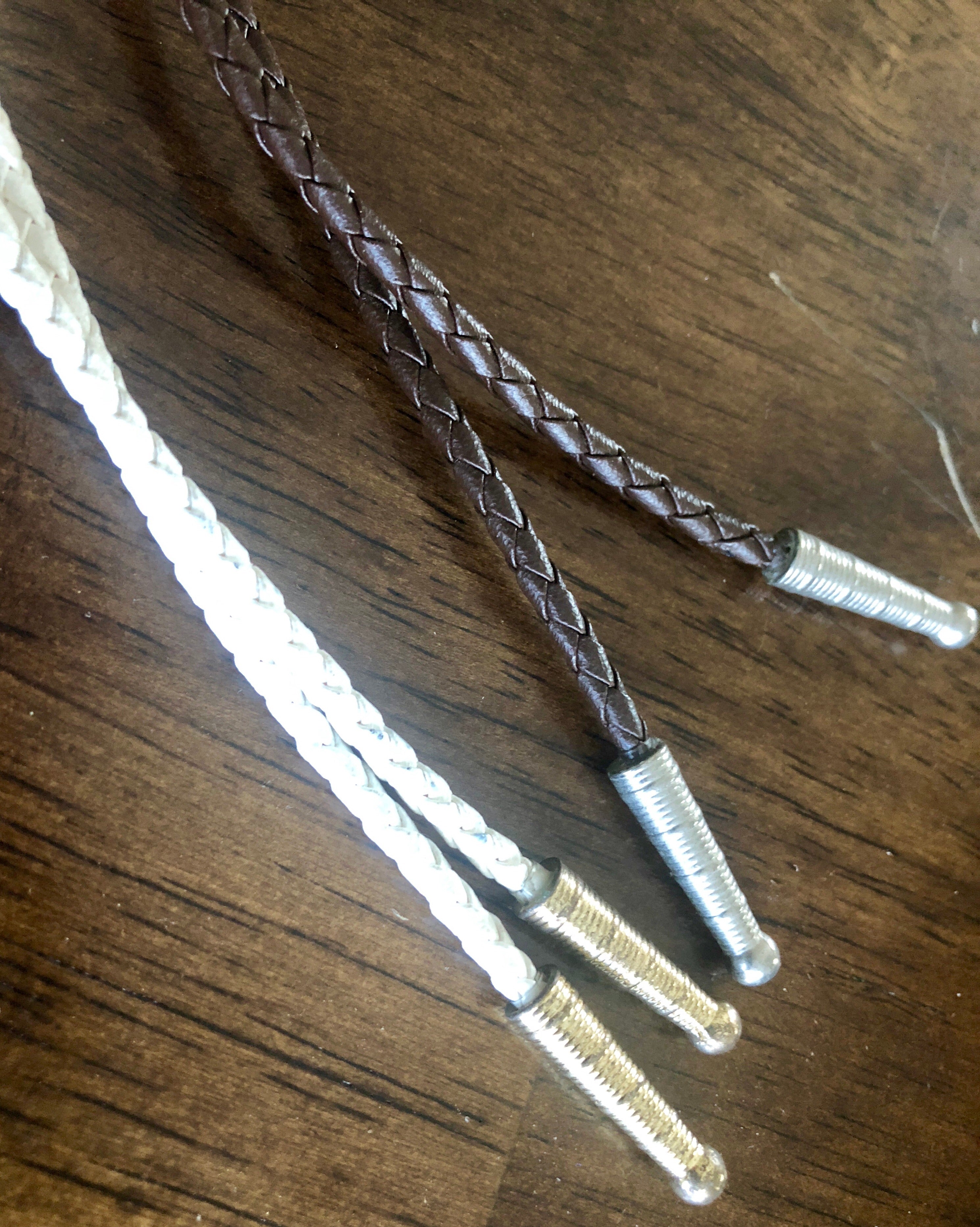 Vintage Hand Braided Bolo Tie Cord