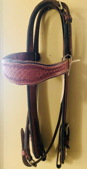 Heavy Harness Leather Browband Headstall w/Quickchange