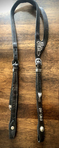 One Ear Headstall w/Fillagree Silver