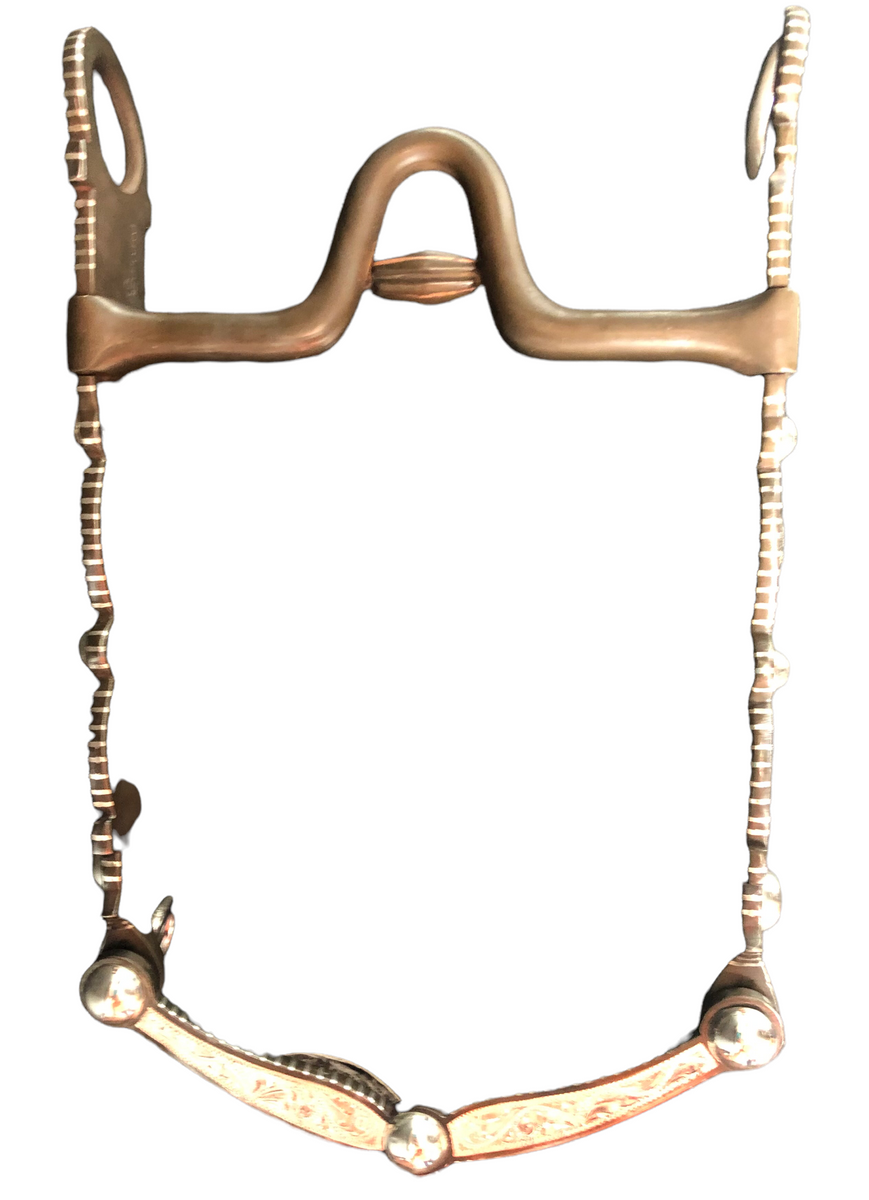 Classy Concho Teardrop Shank Bit w/Medium Port