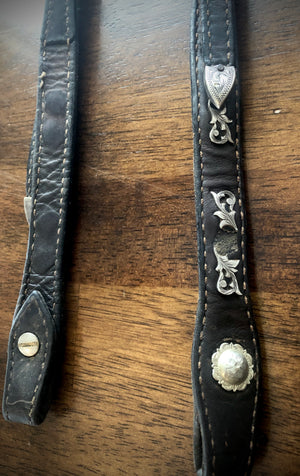 One Ear Headstall w/Fillagree Silver