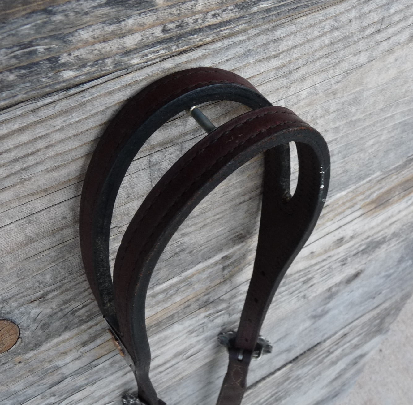 Vintage One Ear Headstall w/Horse Head Concho