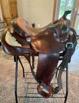 15.5” Vic Bennett Reiner/Cowhorse Saddle