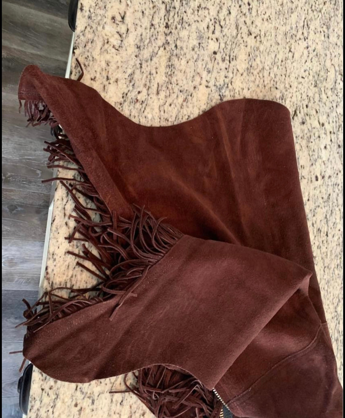 Brown Suede Chaps