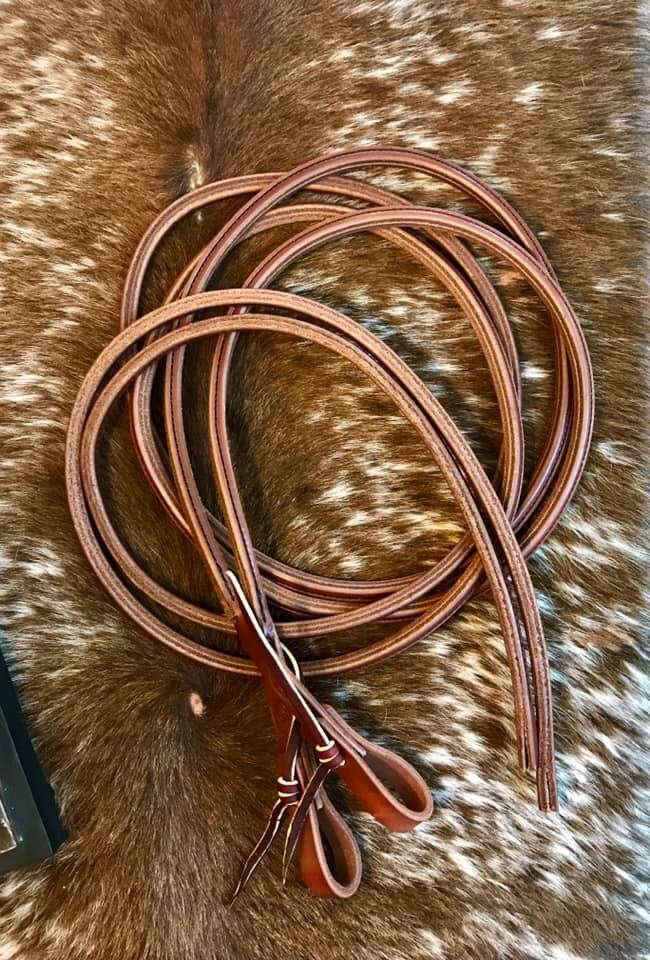 Olen Clark Rolled Split Reins