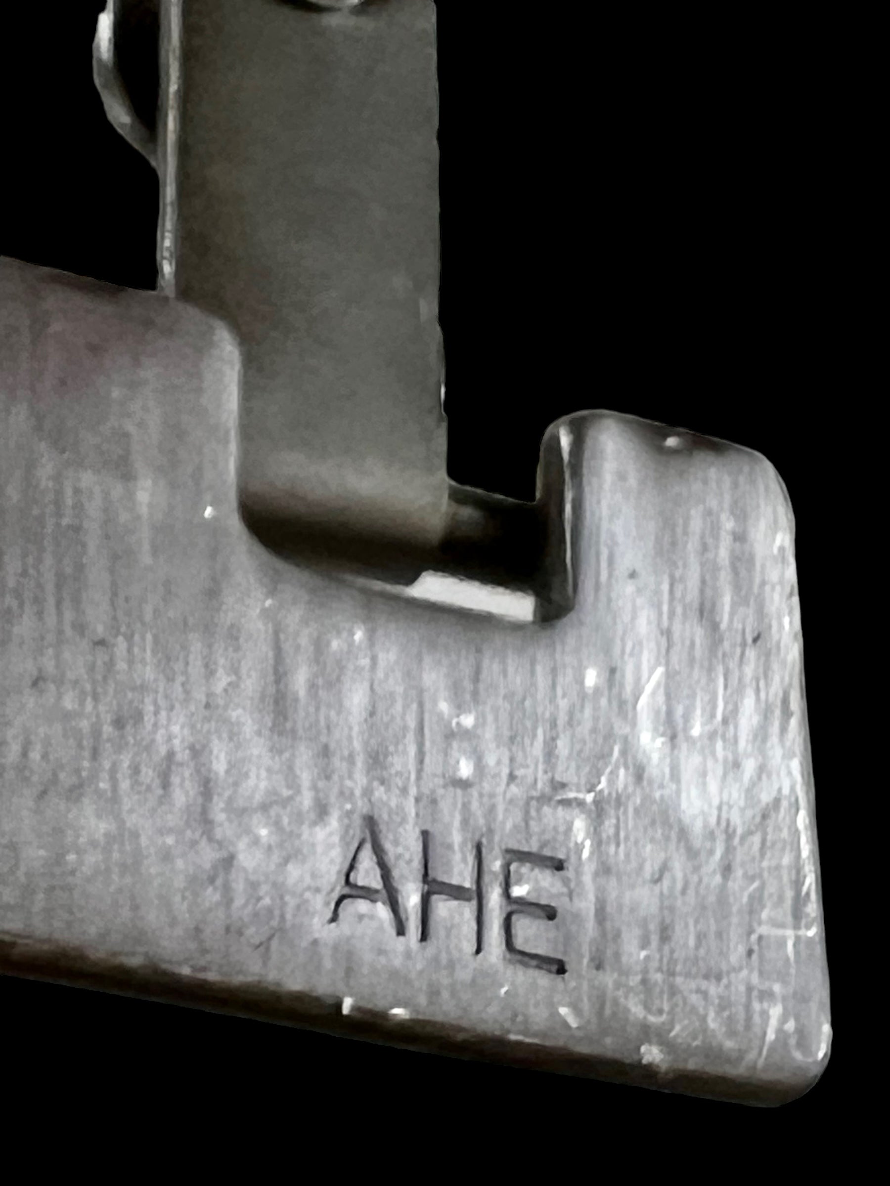 AHE Marked Silver Overlay Spurs