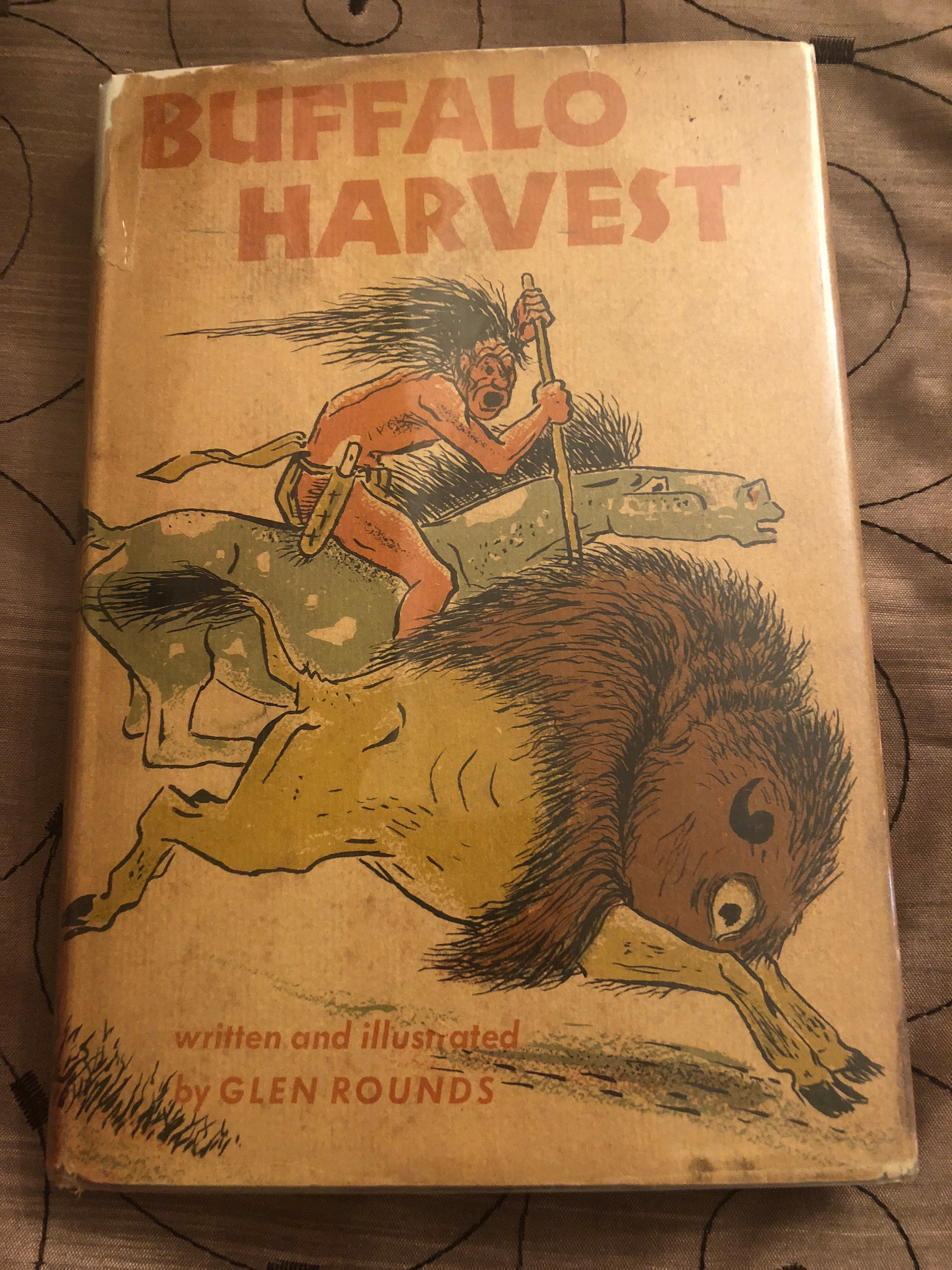 ‘Buffalo Harvest’ 1952 Book by Glen Rounds