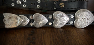 Saddleshop Vogt Silver Heart One Ear Headstall