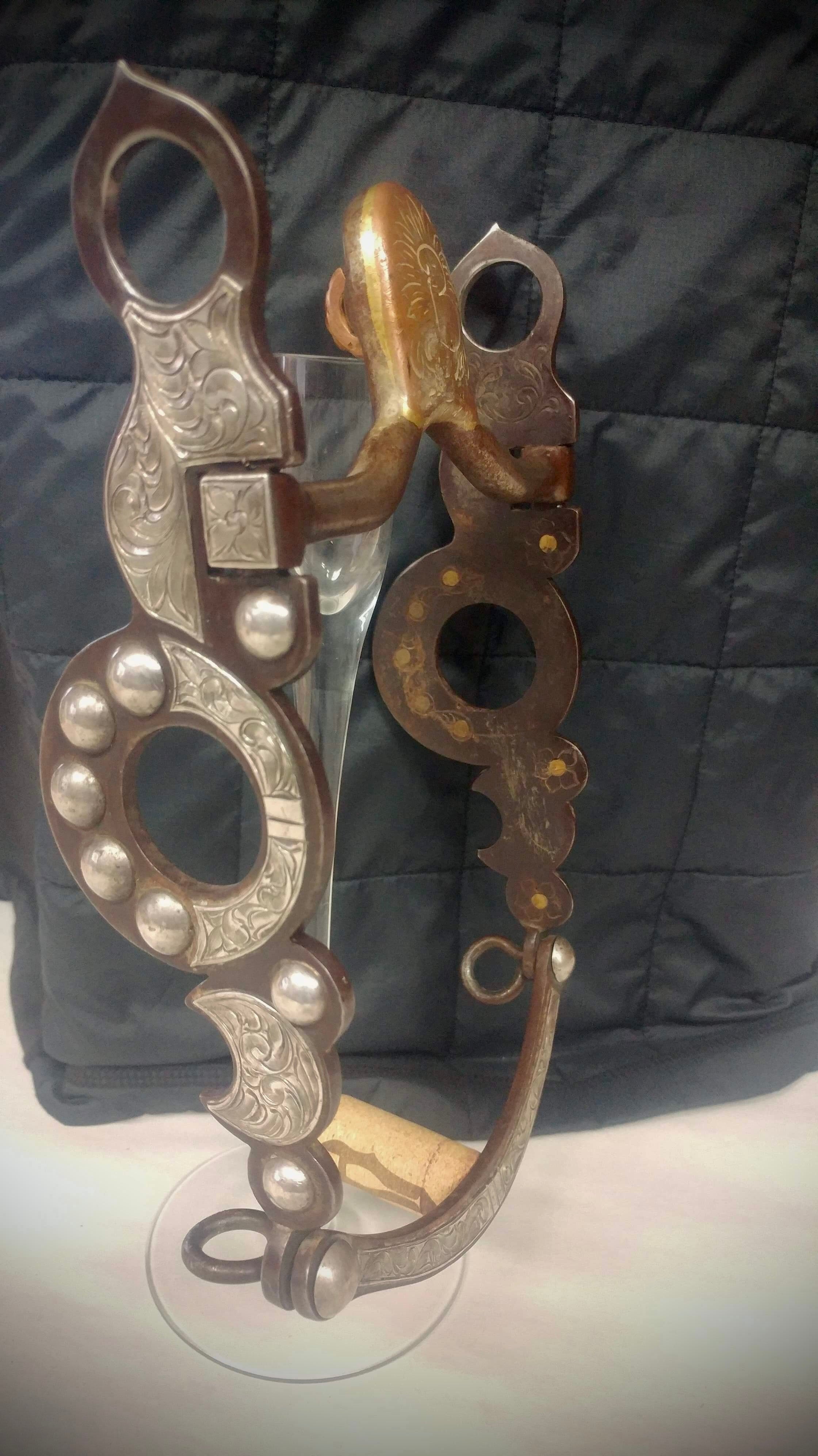 Frank Principe Bit w/San Joaquin Mouthpiece Classy Concho