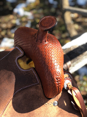 11 1/2” Heart of Texas Buckaroo Saddle