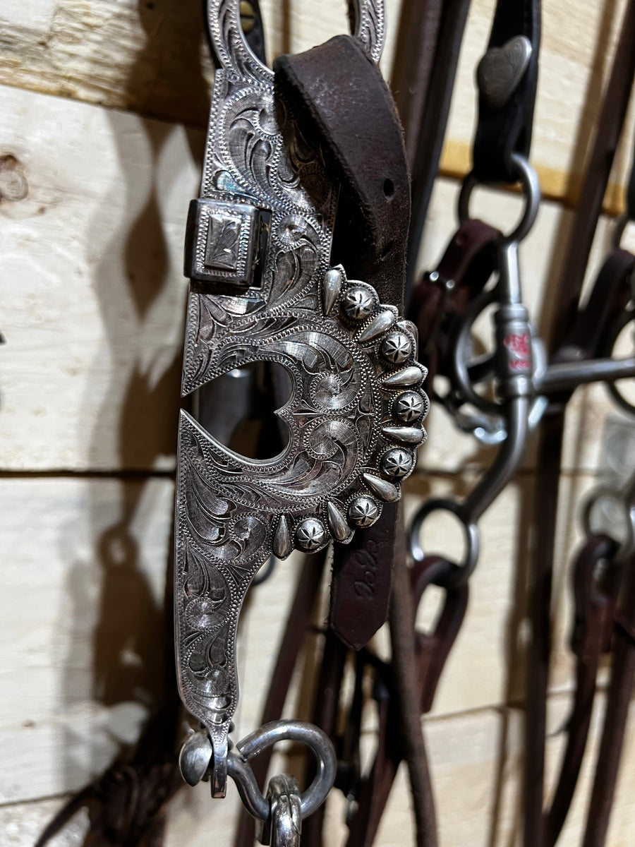 Garcia Elko Nevada Bit w/San Joaquin Mouthpiece and Heart, Moon & Star