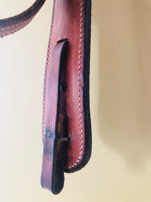 Heavy Harness Leather Browband Headstall w/Quickchange