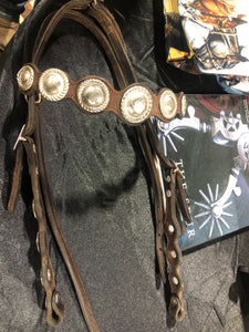 Concho Brow Band Headstall