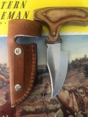 Custom Made Skinning Knife & Sheath
